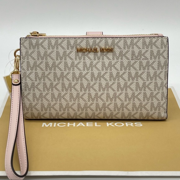 Michael Kors Large Double Zip Wallet Wristlet - Picture 4 of 10